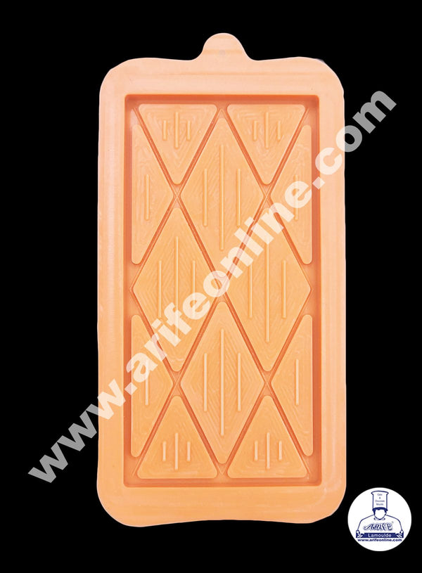 Cake Decor 1 Cavity Different Diamond Triangle Shape Silicone Bar Mold Chocolate Mould ( SBCM-692)