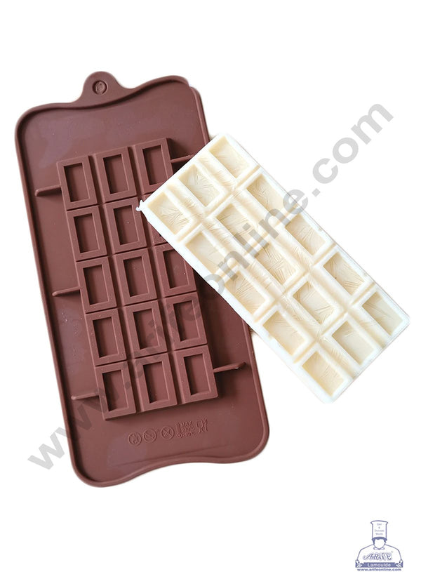 Cake Decor 1 Cavity Milky Bar Shape Silicone Chocolate Mold ( SBCM-708 )