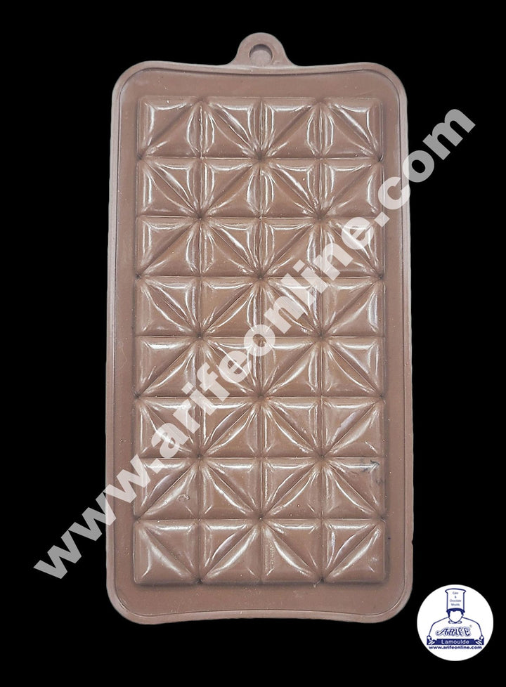 Cake Decor 1 Cavity Mini Triangle Geometric Shape Silicone Bar Mold Chocolate Mould ( SBCM-694)