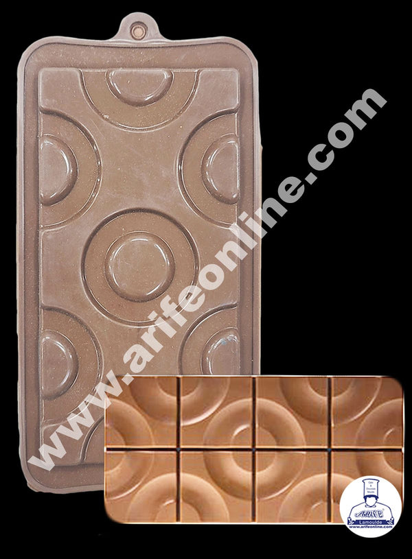 Cake Decor 1 Cavity Target Shape Silicone Bar Mold Chocolate Mould ( SBCM-698)