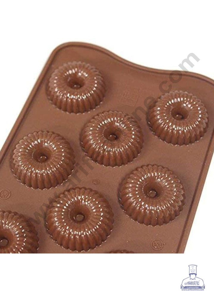 Cake Decor 11 Cavity Choco Crown Shape 3D Silicone Chocolate Mold ( SBCM-710 )