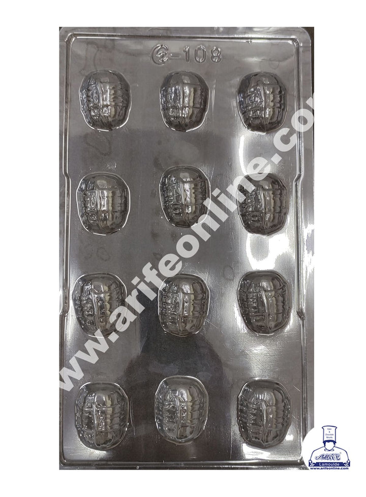Cake Decor 12 Cavity Diwali Sutli Bomb Mold PVC Chocolate mould (10 pcs pack)