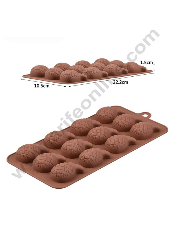 Cake Decor 12 Cavity Pineapple Shape Silicone Chocolate Mould