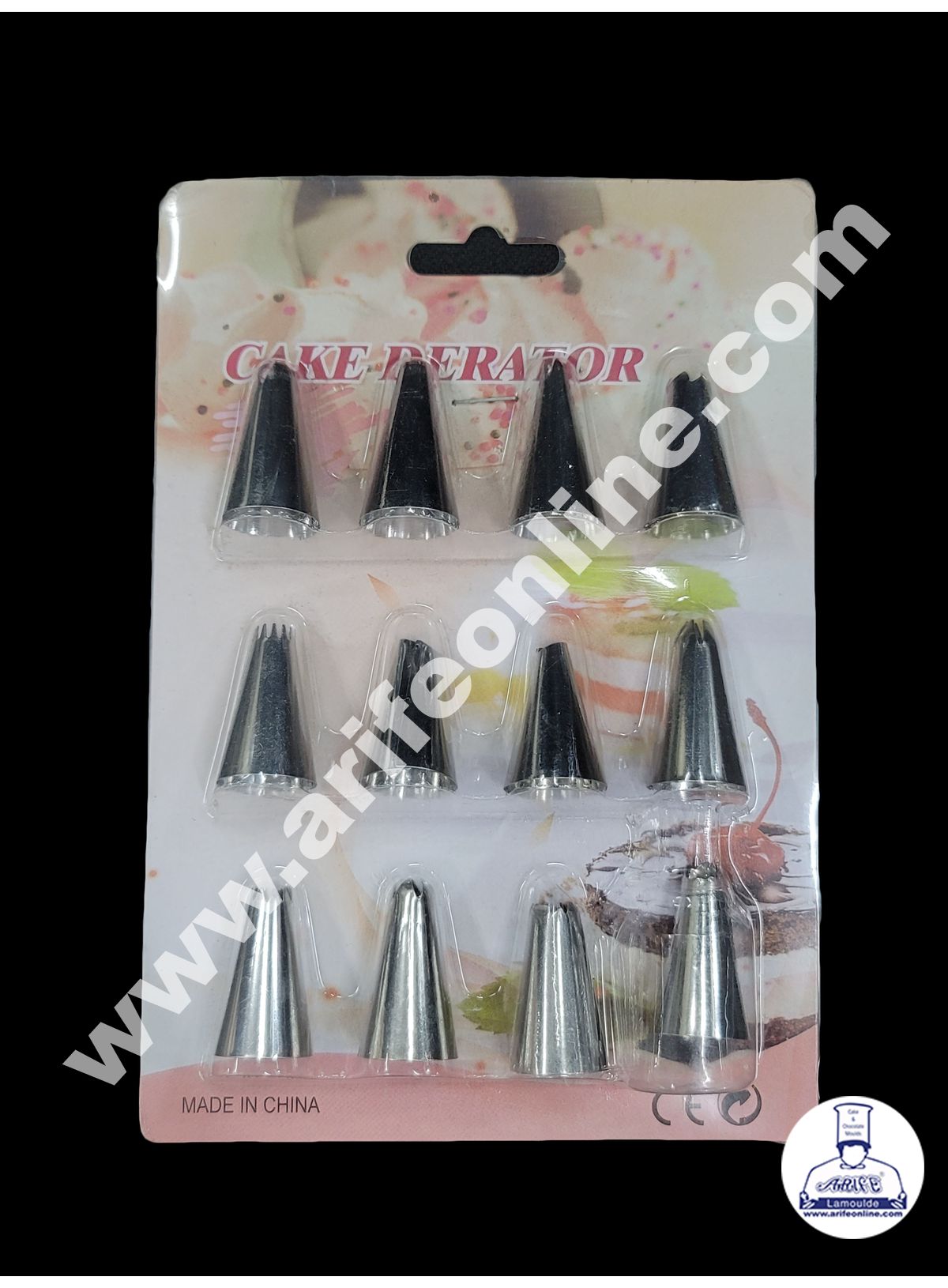 Cake Decor 12 Pcs New Nozzle Set Pastry Tips Cupcake Cake