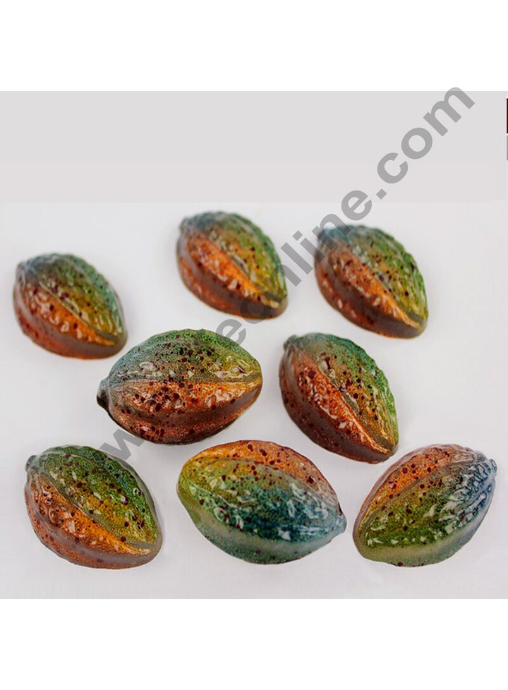 Cake Decor 14 Cavities Cocoa Fruit Nut Shape Polycarbonate Chocolate Mould
