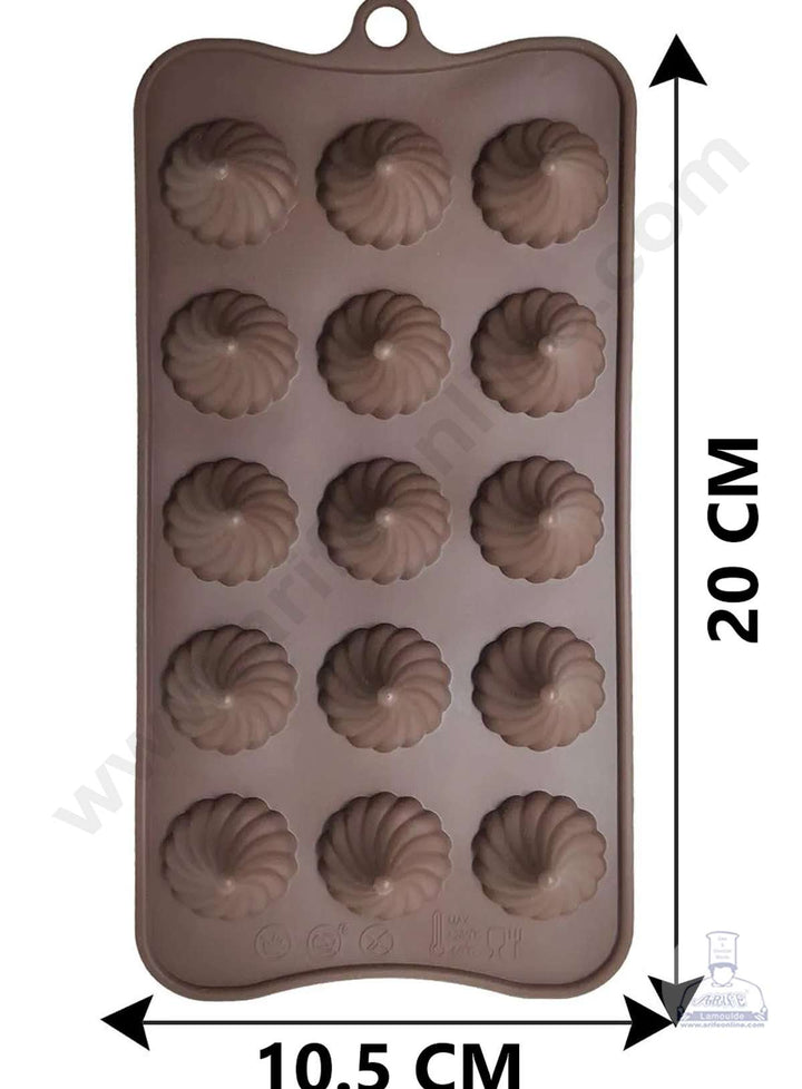 Cake Decor 15 Cavity Modak Shape Chocolate Mould Ganesh Chaturti Festivals SBCM-717