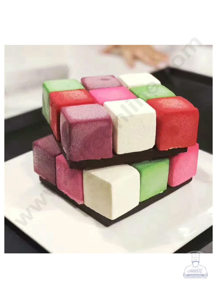 Cake Decor 15 Cavity Square Cube Shape Silicon Muffin Mold Silicone Small Cake Mould SBSM-802
