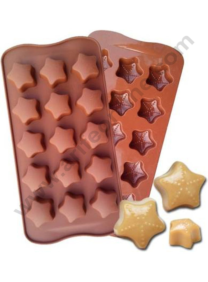Cake Decor 15 Cavity Stars Shape Silicone Chocolate Mould