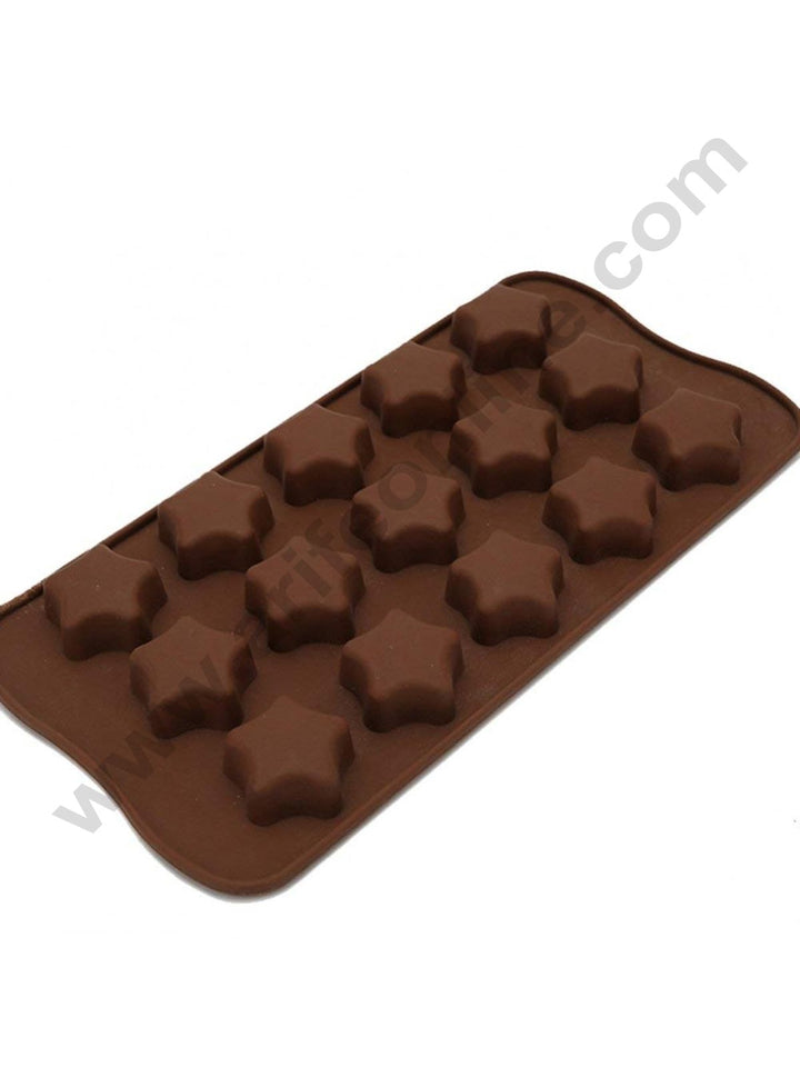 Cake Decor 15 Cavity Stars Shape Silicone Chocolate Mould