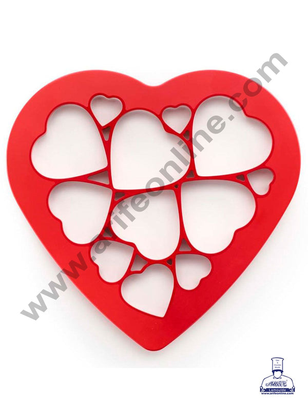 Cake Decor 1pc Cookies Puzzle Hearts Plastic Cookie Cutter Fondant Cutter Gumpaste Cutter