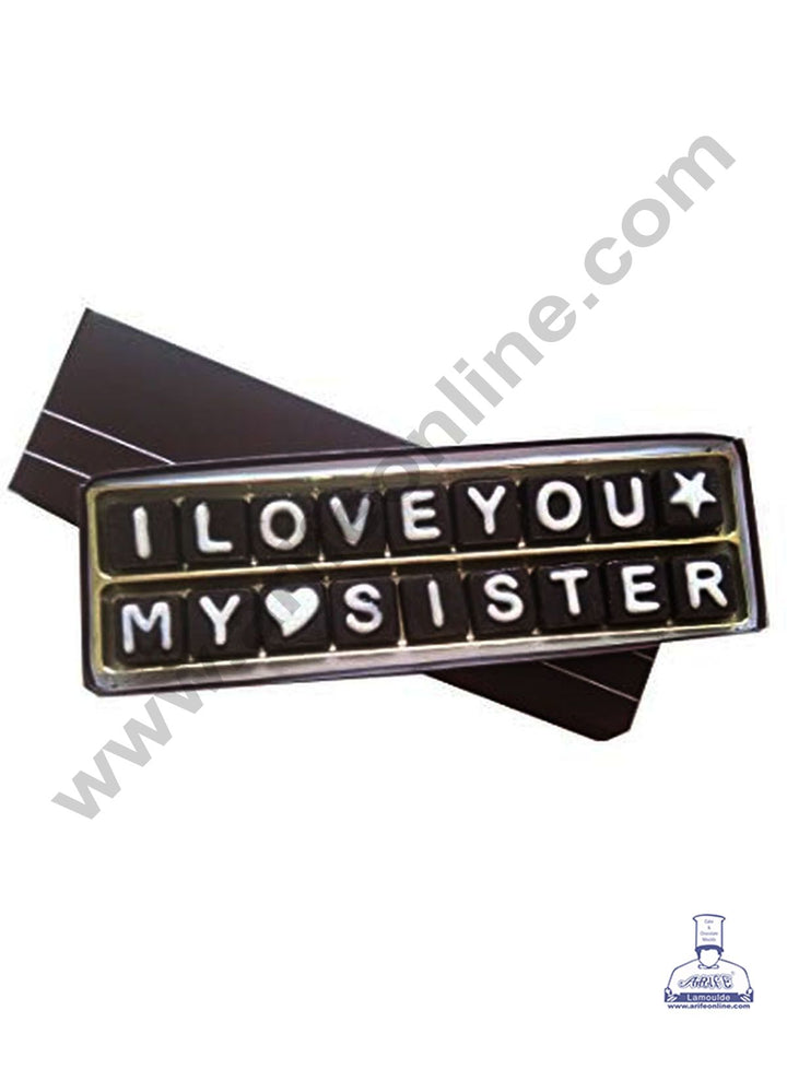 Cake Decor 2 Line Chocolate Message Box - Pack of 10 Pieces