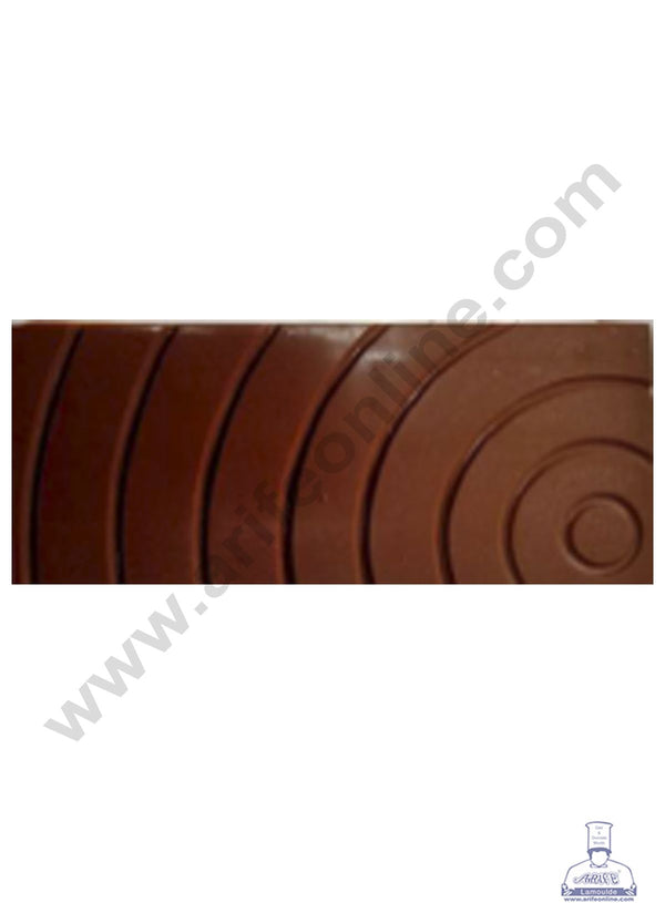 Cake Decor 3 Cavity Half Round Bar Shape Mould PVC Chocolate mould (10 pcs pack)