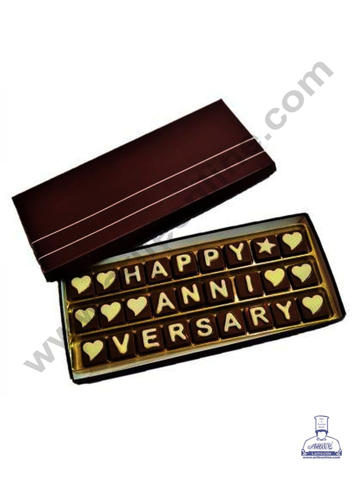 Cake Decor 3 Line Chocolate Message Box - Pack of 10 Pieces
