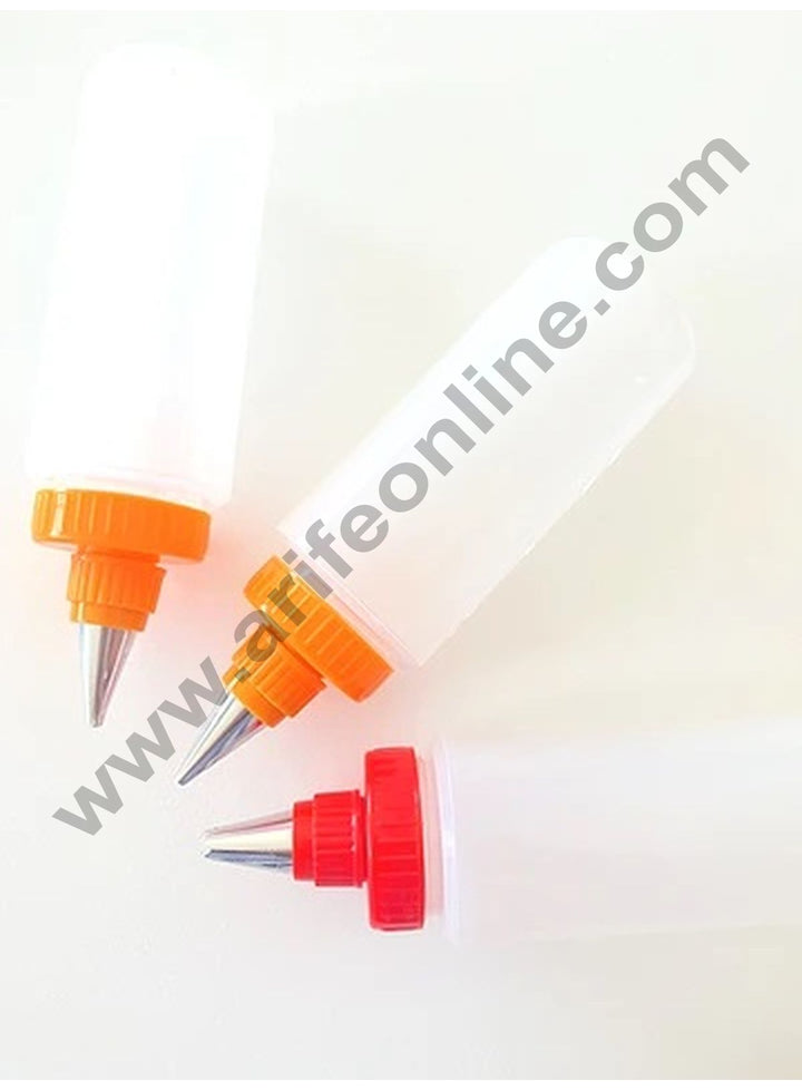 Cake Decor 3 pcs Cake Decorating Icing Piping Nozzles Tips Squeeze Bottle Tool Set