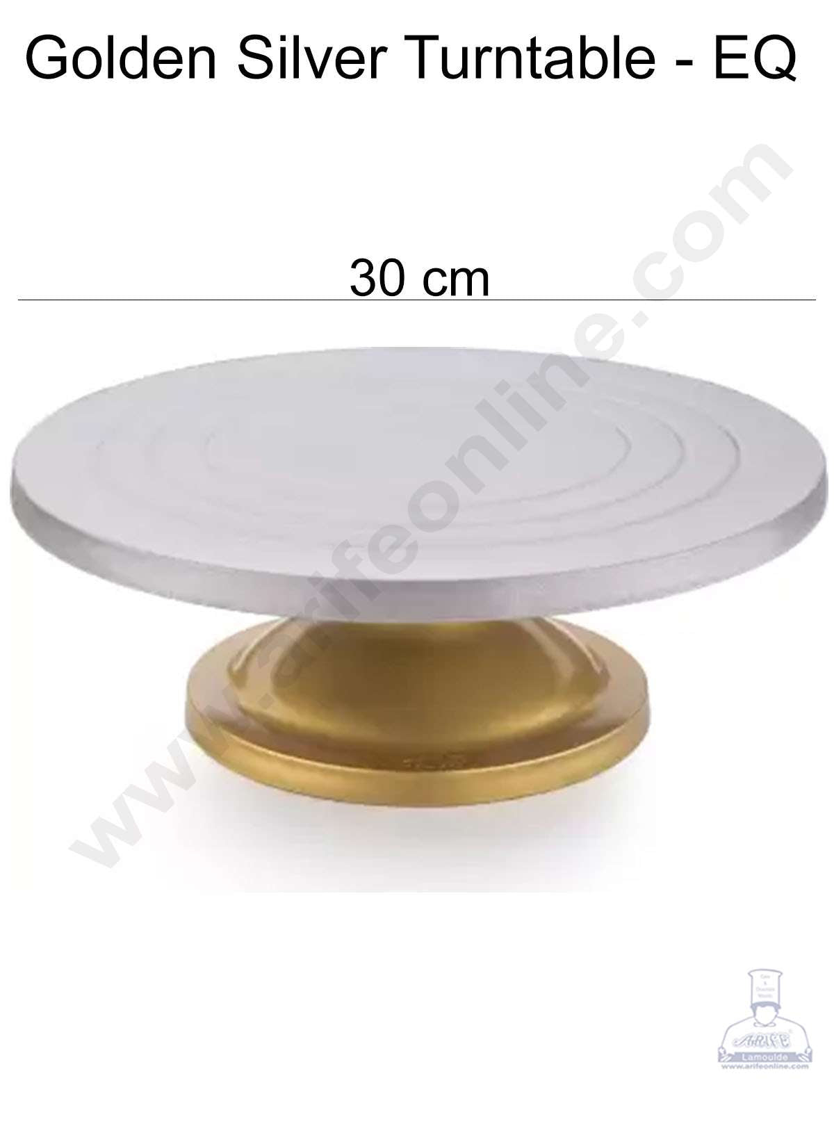 Round Glass Rotating Cake Stand Party Display