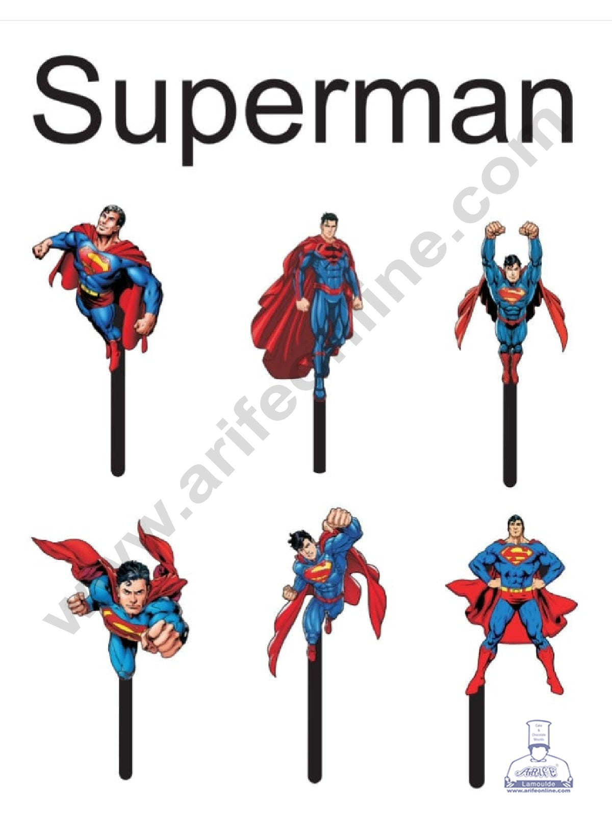 Superman Cake Topper