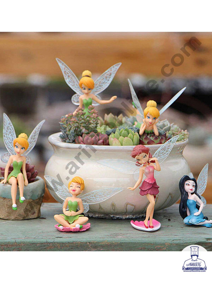 Cake Decor 6 Pieces Fairy Tale Plastic Toys for Cake Toppers