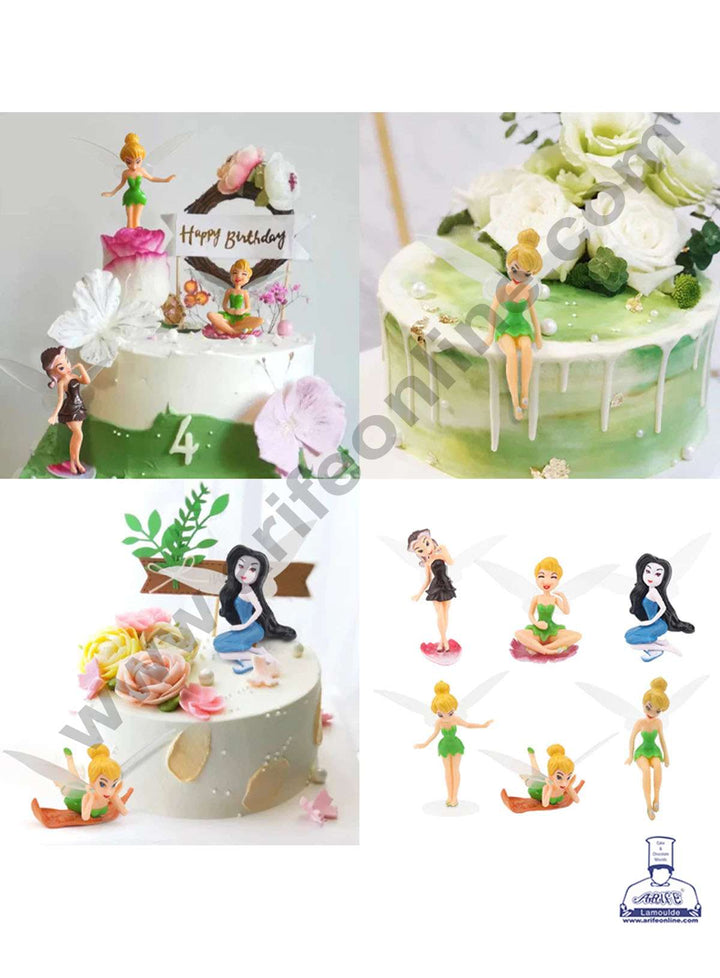 Cake Decor 6 Pieces Fairy Tale Plastic Toys for Cake Toppers