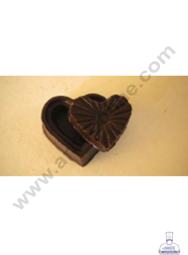 Cake Decor 8 Cavity Heart Center Filling Shape Mould PVC Chocolate mould (10 pcs pack)