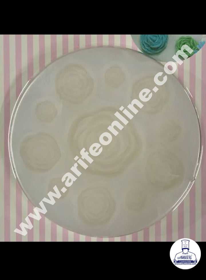 Cake Decor 9 Cavity Rose Silicone Soft Mold for Cake Decoration Candy Soap Making SBS-710