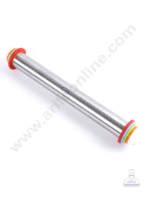 Cake Decor Adjustable Stainless Steel Rolling Pin