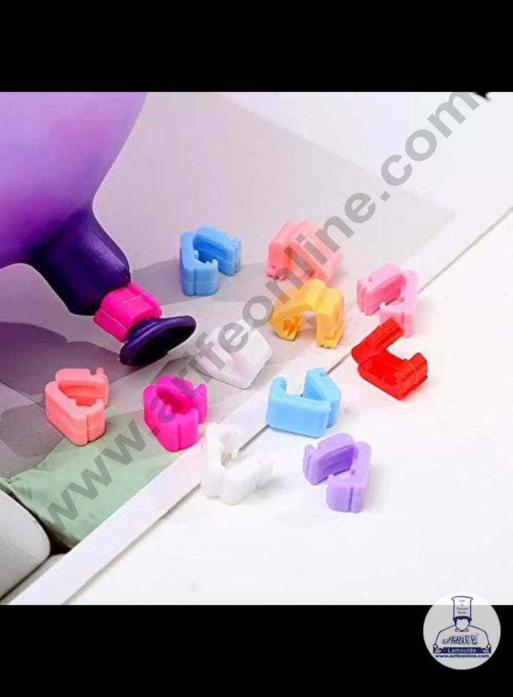 Cake Decor Balloon Sealing Clips for Birthday Decoration - Set of 50 Pc