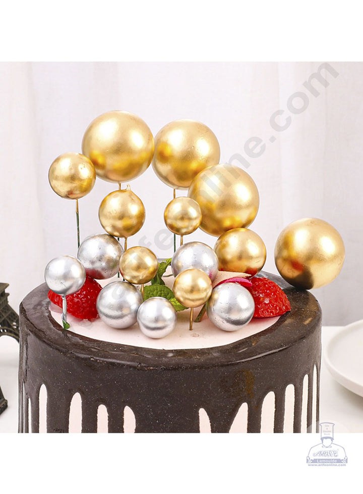 Cake Decor Balls Topper For Cake and Cupcake Decoration