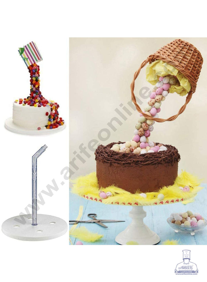 Cake Decor Cake Pouring Kit Anti Gravity Cake Support Structure for Easy Gravity Defying Cakes Frame (SBS-673)