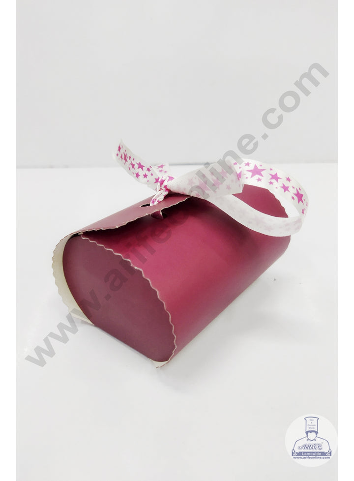 Cake Decor Cardboard Paper Chocolate Boxes - Maroon (Pack of 10pcs) SBEB-009-Maroon