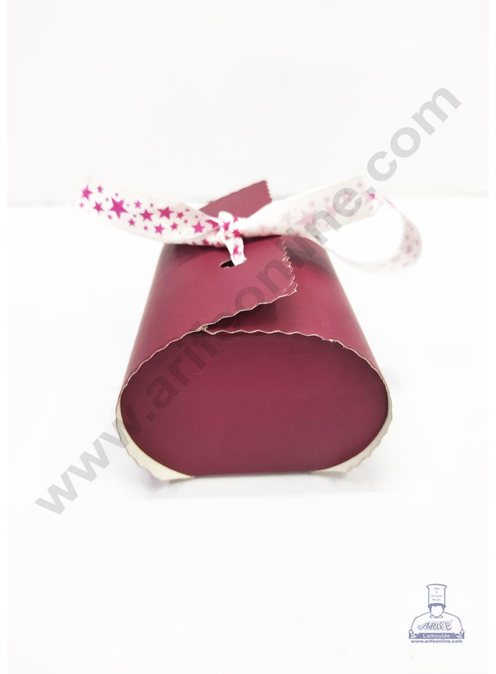 Cake Decor Cardboard Paper Chocolate Boxes - Maroon (Pack of 10pcs) SBEB-009-Maroon