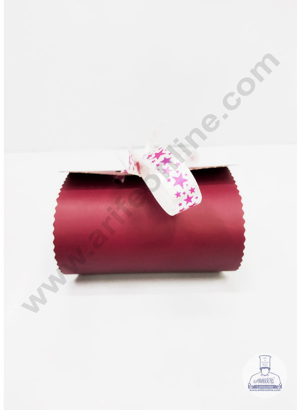 Cake Decor Cardboard Paper Chocolate Boxes - Maroon (Pack of 10pcs) SBEB-009-Maroon