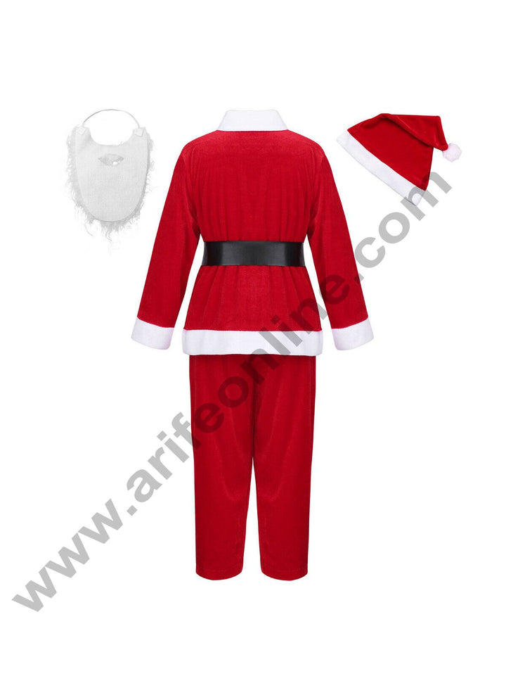 Cake Decor Children's Santa Suit Christmas Child Santa Claus Kids Costume Xmas Party