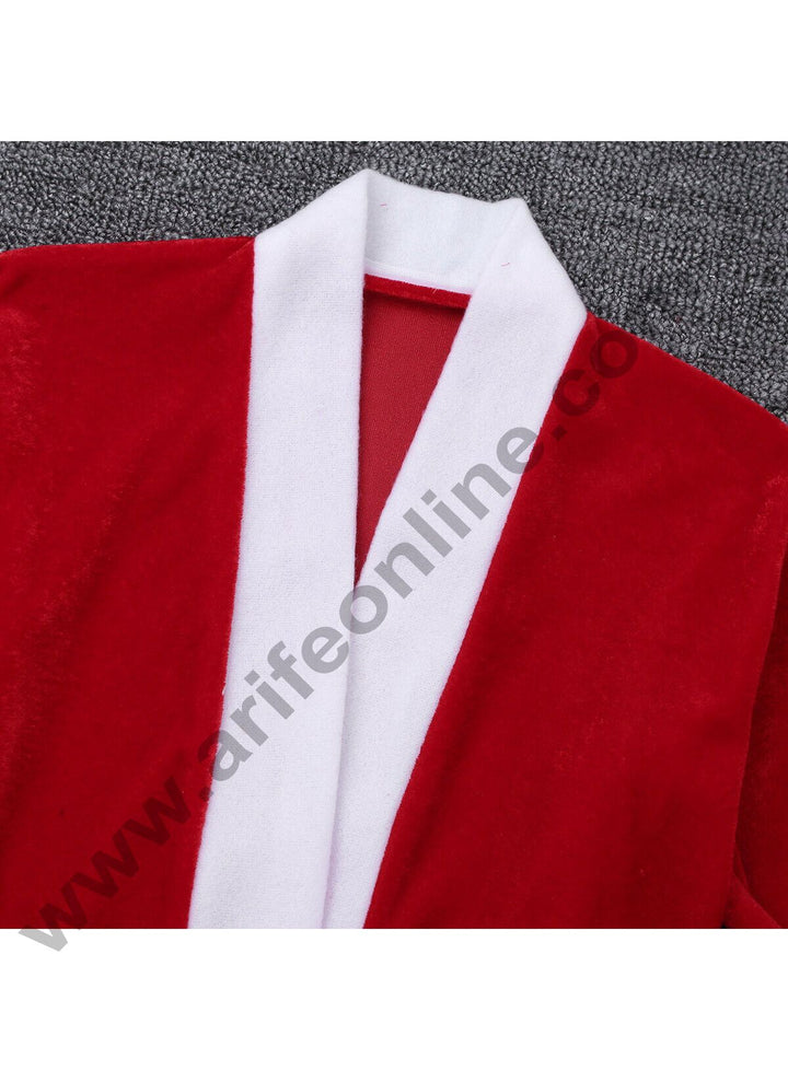 Cake Decor Children's Santa Suit Christmas Child Santa Claus Kids Costume Xmas Party