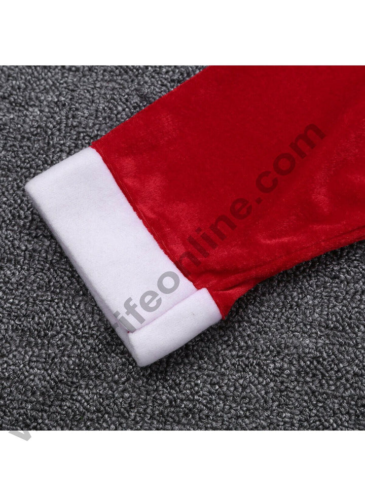 Cake Decor Children's Santa Suit Christmas Child Santa Claus Kids Costume Xmas Party