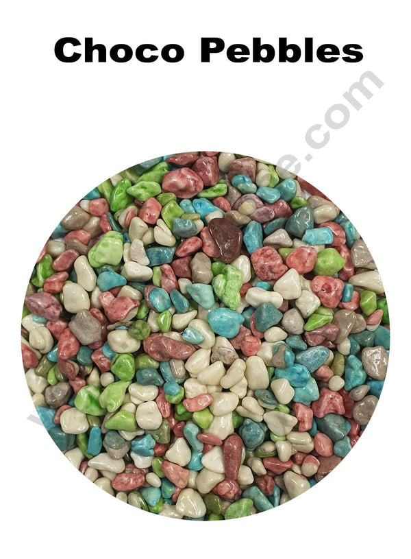 Cake Decor Sugar Candy - Choco Pebbles Multi Colors Choco Stones