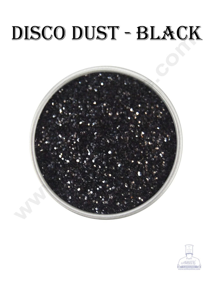 Cake Decor Disco Dust - Black (10 gm)