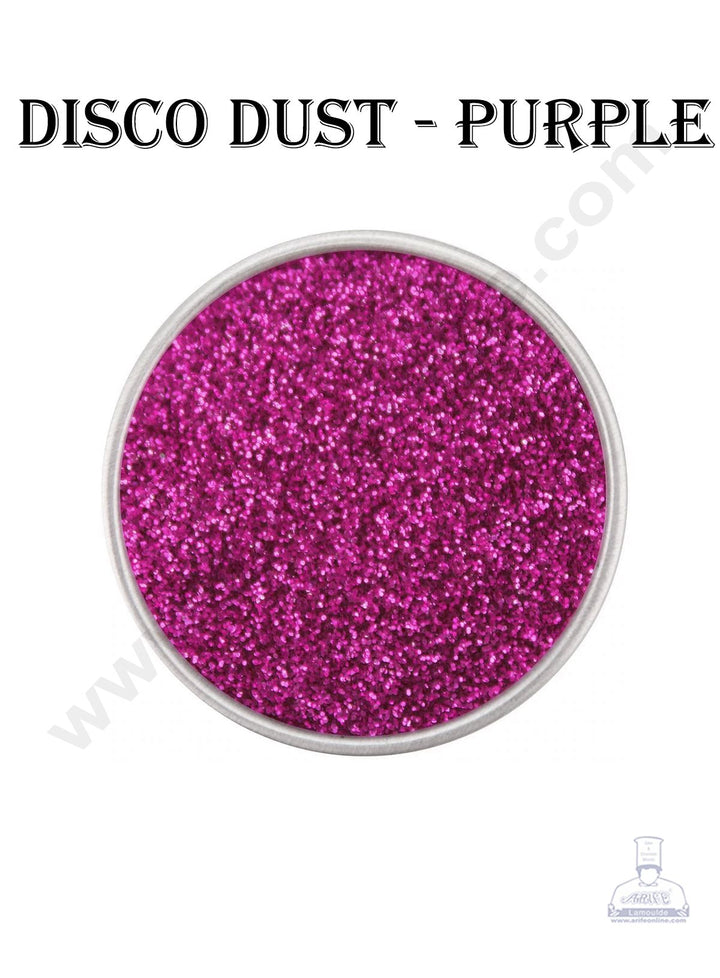 Cake Decor Disco Dust - Purple (10 gm)