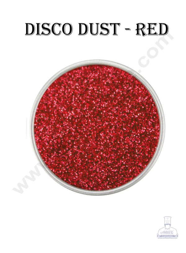 Cake Decor Disco Dust - Red (10 gm)