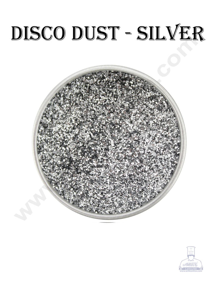 Cake Decor Disco Dust - Silver (10 gm)