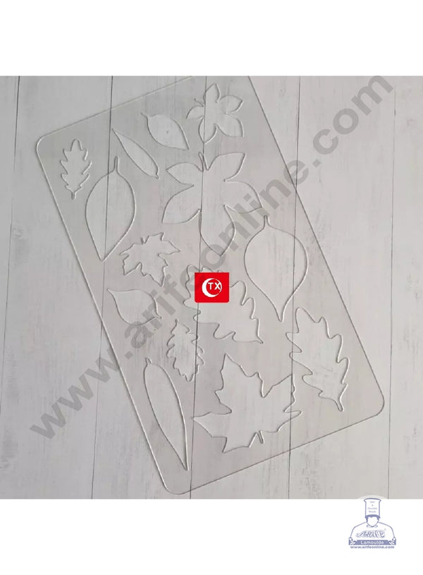 Cake Decor Flower Making Chocolate Stencil Mould with new Flower Arts - Autumn Leaves (SBTXF-008)