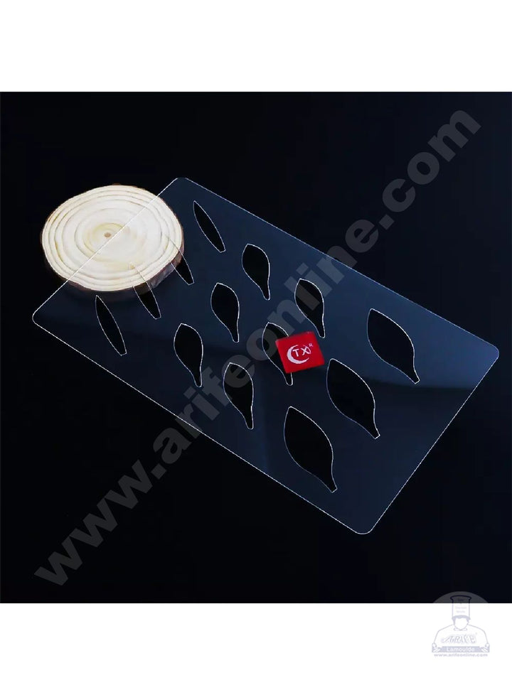 Cake Decor Flower Making Chocolate Stencil Mould with new Flower Arts - Lily (SBTXF-001)