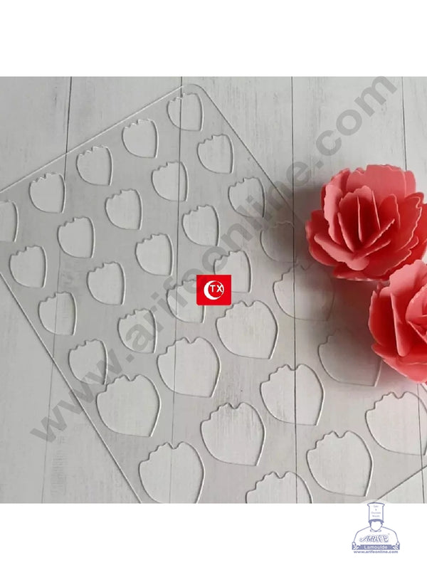 Cake Decor Flower Making Chocolate Stencil Mould with new Flower Arts - Peony (SBTXF-002)