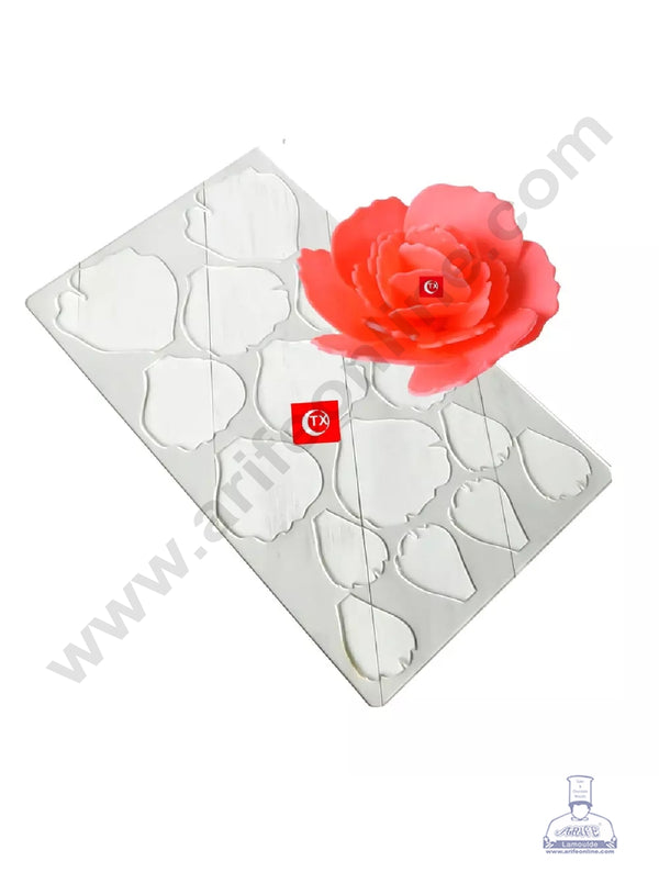 Cake Decor Flower Making Chocolate Stencil Mould with new Flower Arts - Peony (SBTXF-007)