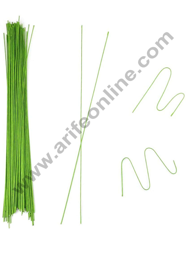 Cake Decor Green Floral Stem Wire for Artificial Flower Making Gauge Wire - 26 Gauge