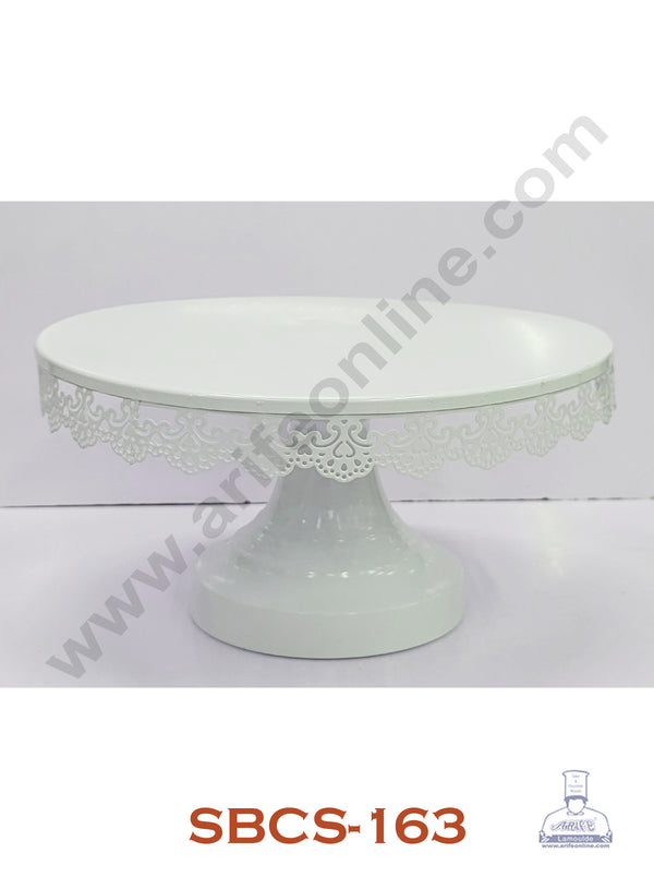 Cake Decor Metal Fancy Cake Display Stand & Cup Cake Stand - White (SBCS-163)
