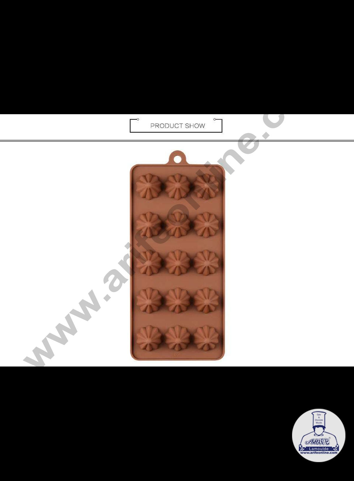 Cake Decor Modak Shape 15 Cavity Chocolate Mould, Ganesh Chaturti Fest ...