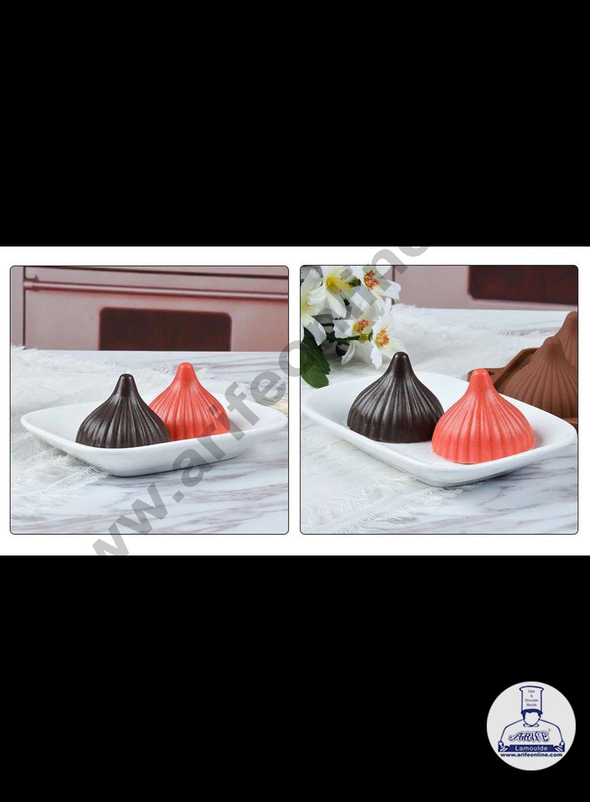 Cake Decor Modak Shape 8 Cavity Chocolate Mould, Ganesh Chaturti Festi ...