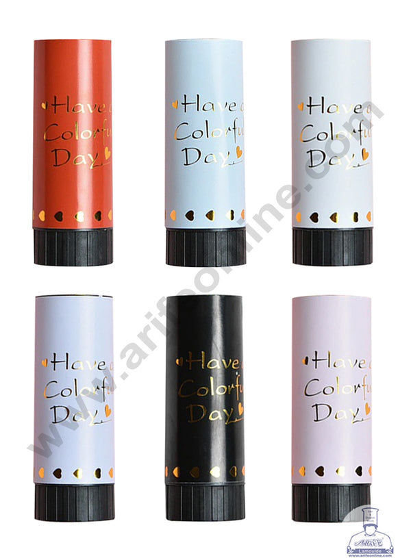 Cake Decor Multi Color Confetti Party Popper - 1 pc