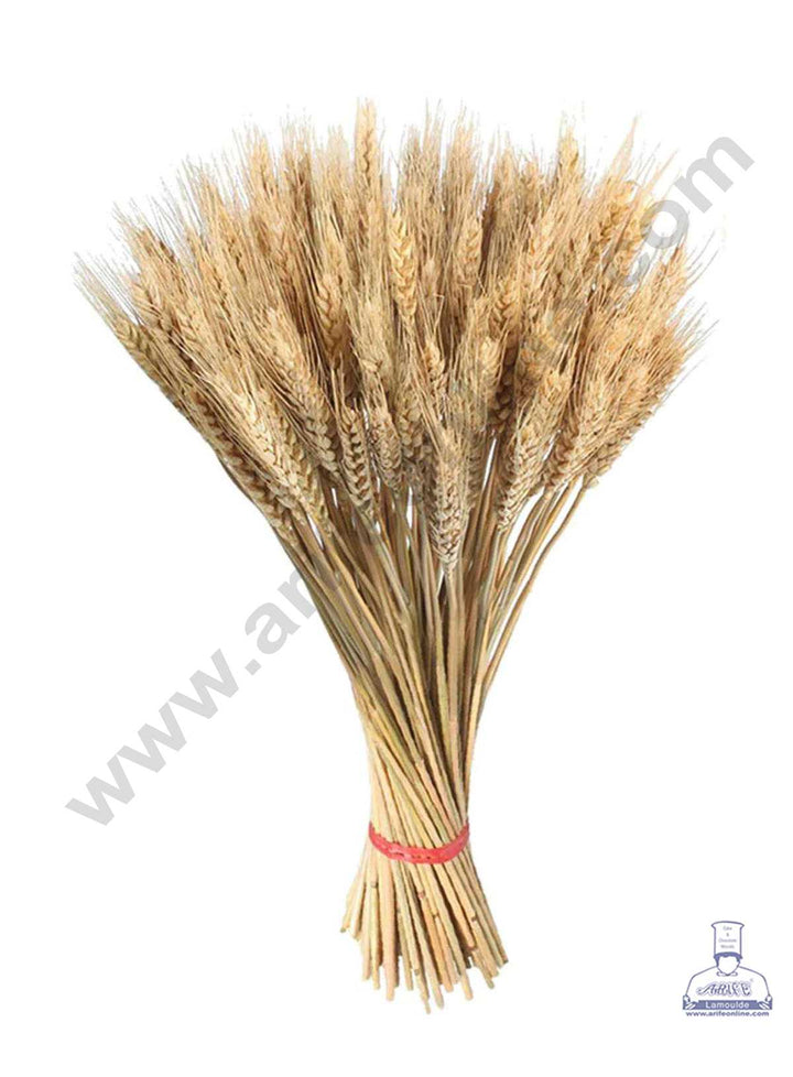 Cake Decor Natural Dried Wheat Grass Wheat Stalks For Cake Decoration Bouquet Wedding Party Centerpieces Decorative (10 pcs pack)