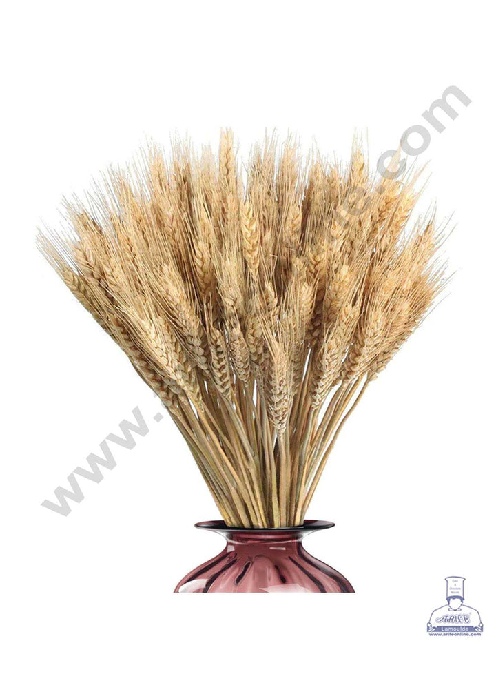 Cake Decor Natural Dried Wheat Grass Wheat Stalks For Cake Decoration Bouquet Wedding Party Centerpieces Decorative (10 pcs pack)